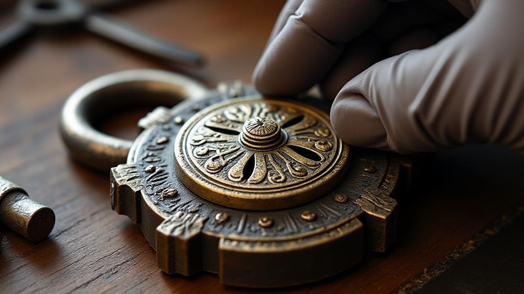 Restauración de cerraduras antiguas para museos